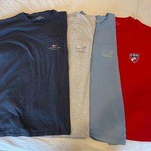 Vineyard Vines - 4 Mens Short Sleeve T-shirts - XL